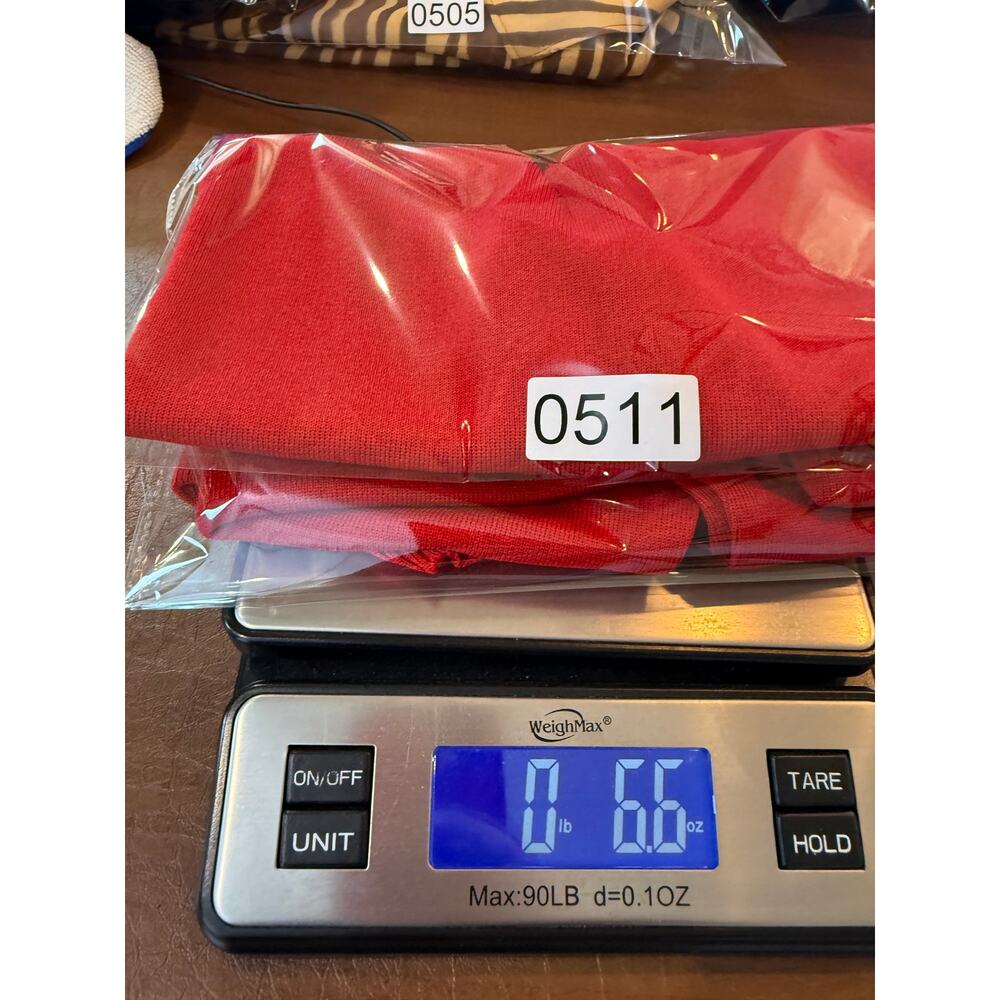 Misook Red Mock Neck Sleeveless Knit Top Side Slit Size M - Picture 7 of 7